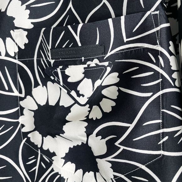 Prada Printed Silk Twill Shirt - Picture 8 of 10